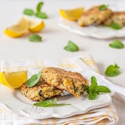 Zucchini and Haloumi Quinoa Patties