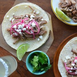 Slow Cooker Pulled Pork Tacos