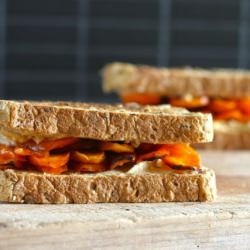 Honey Roasted Carrot and Hummus