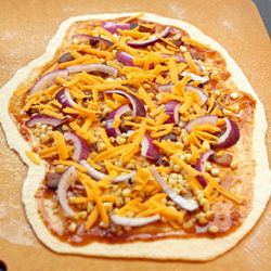 BBQ Bacon & Toasted Corn Pizza