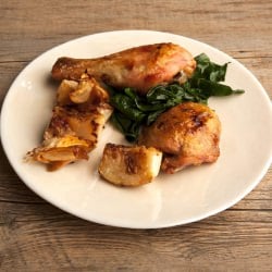 Roast Chicken with Turnips