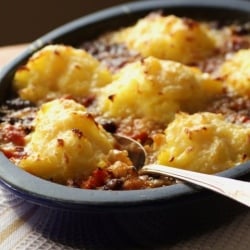Carrot Parsnip and Lentil Casserole