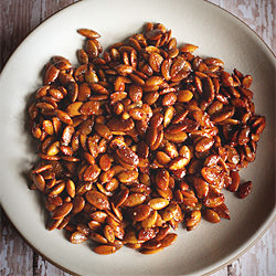 Sriracha Roasted Pumpkin Seeds