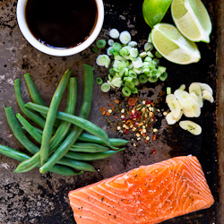 Soy-Lime Salmon with Green Beans