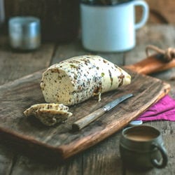 Rennel Cheese with Pistachios