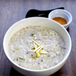 Ginger and Cilantro Congee