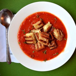 Lightened-Up Creamy Tomato Soup