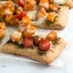 Butternut Squash and Pesto Pizza