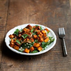 Sweet Potato Spinach Salad