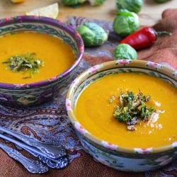 Spicy Carrot and Leek Soup