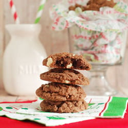 Triple Chocolate Nutella Cookies