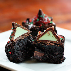 Mint Truffle Brownies