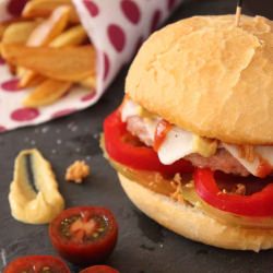 Homemade Chicken Burger