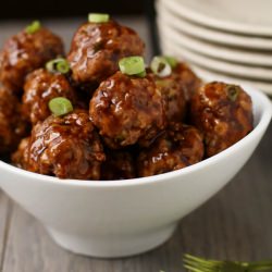 Saucy Asian Meatballs