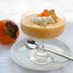Raw Persimmon Pudding