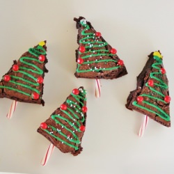 Christmas Tree Brownies
