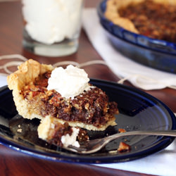 Chocolate Bourbon Pecan Pie