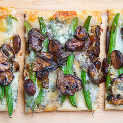 Green Bean, Mushroom Tart