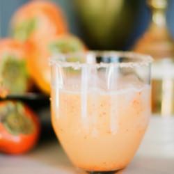 Persimmon Margarita Holiday Cocktail