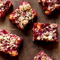 Cranberry Clementine Coconut Bars