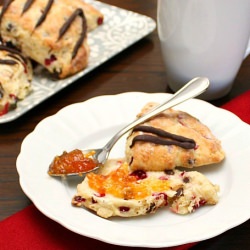 Cranberry-Dark Chocolate Scones