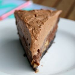 Chocolate Malt Banana Cream Pie