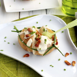Baked Potatoes With Bechamel