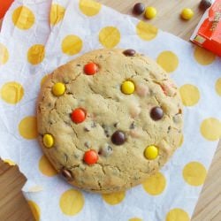 Giant Reese’s Pieces Cookie