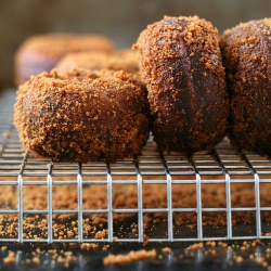 Sugared Gingerbread Cake Donuts