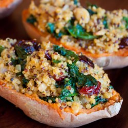 Quinoa Stuffed Sweet Potatoes