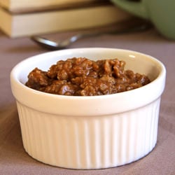 Chocolate PB Oatmeal