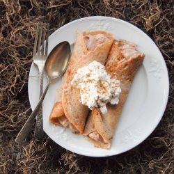 Chestnut Crepes Nutella Filling
