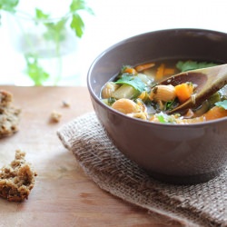 Vegetables Soup with Pasta