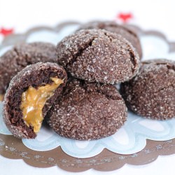 Chocolate Cookies with Carmel