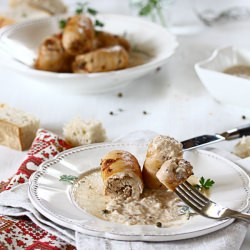Chicken Stuffed w/ Mushrooms
