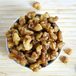 Maple-Vanilla Candied Nuts
