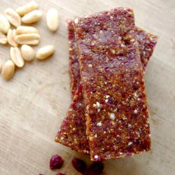 Vegan PB & J Energy Bars