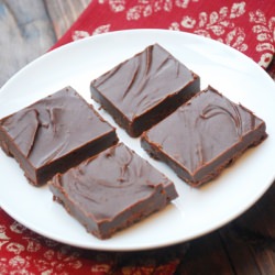 Dark Chocolate Peanut Butter Fudge