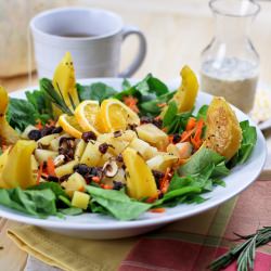 Squash and Rutabaga Salad