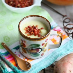 Creamy Cauliflower Soup with Bacon