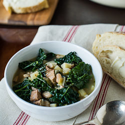 Kale, Parsnip & Sausage Soup