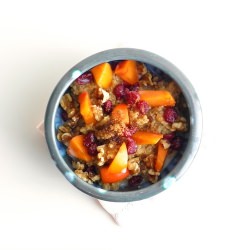 Persimmon Cranberry Quinoa Breakfast
