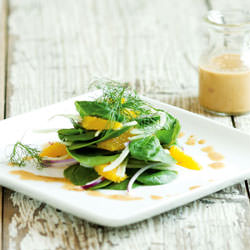 Fennel, Spinach and Orange Salad