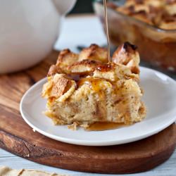 Egg Nog French Toast Bake