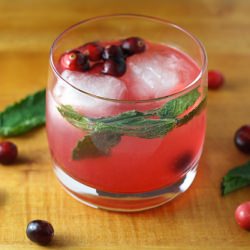 Cranberry Mojitos