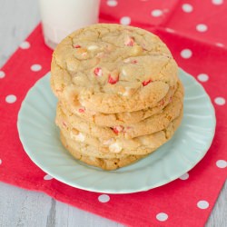Peppermint-White Chocolate Cookies