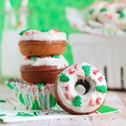Mini Chocolate Ginger Donuts