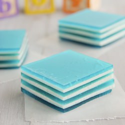 Baby Blue Layered Jello