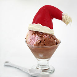 Santa Hat Sugar Cones