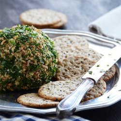 Date, Walnut, & Blue Cheese Ball